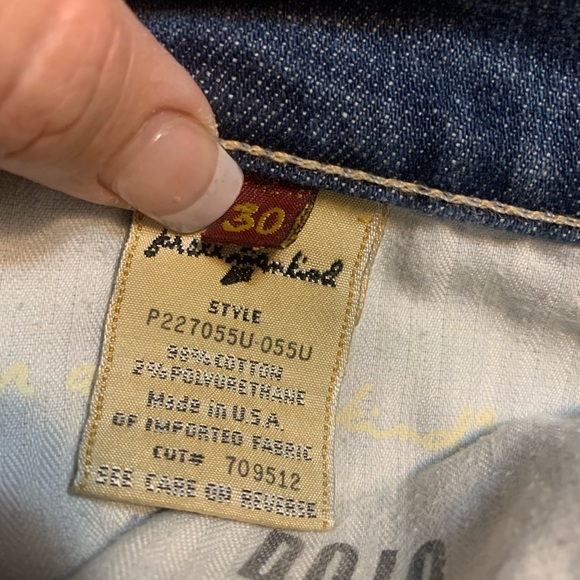 WOMENS 7 FOR ALL MANKIND FLARED CAPRIS SIZE 30 - Picture 8 of 8